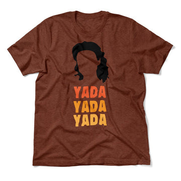 Yada-yada-yada Men/Unisex T-Shirt in Heather Clay color
